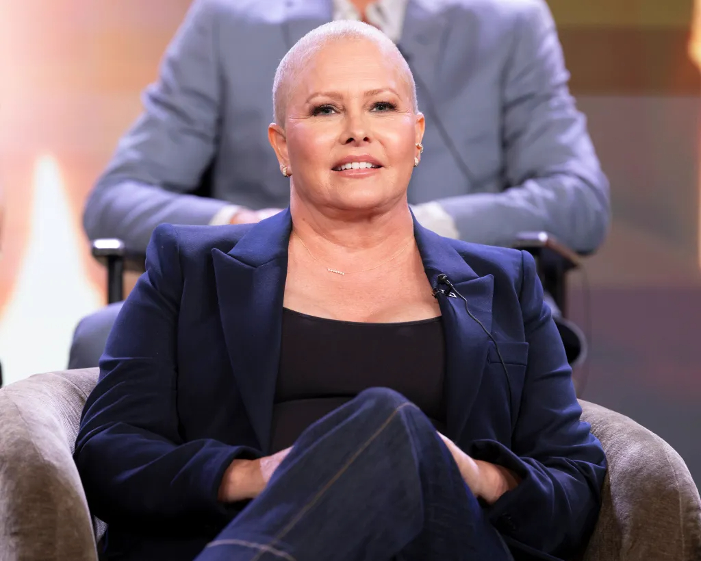 Nicole Eggert Gets Emotional Sharing Her Cancer Journey and Treatment 'Tattoos